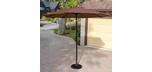 Parasol de jardin HRK brun 9 pieds