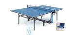 Magnus folding table tennis ping pong on four large casters wheels