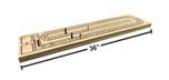 Dual track Cribbage Crib game table