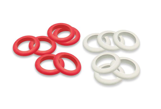 Replacement Rubber Rings Bumper Pool Table  6 Red & 6 White LARGE REGULATION
