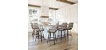 Tabouret de cuisine Dorsey fabriqué par Amisco
