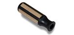 Black plastic and wood soccer table rod handle replacement part