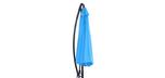 Parasol de jardin octogonal 10 pieds bleu décentré Patio Promo