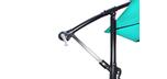 Parasol de jardin octogonal 10 pieds bleu décentré Patio Promo