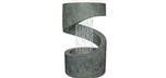 Spiral Water Fountain outdoor decorative feature
