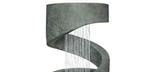 Spiral Water Fountain outdoor decorative feature