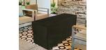 Lacolle rectangular Fire table with black finish
