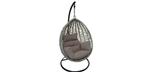 Chaise suspendue Escape Stone avec support pour extérieur ou intérieur