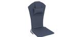 Coussin de chaise adirondack Bleu Marin avec coussin de nuque