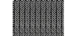 Black Chevron pattern Adirondack chair cushion with adjustable head rest pillow