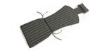 Black Chevron pattern Adirondack chair cushion with adjustable head rest pillow