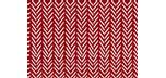 Red Chevron pattern Adirondack chair cushion with adjustable head rest pillow