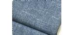 Coussin de chaise adirondack de teinte denim bleu avec coussin de nuque