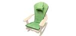 Palm Green Adirondack chair cushion with adjustable head rest pillow