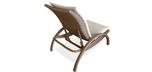 Chaise extérieure inclinable ajustable Recline brun Java pour patio