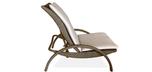 Recline Java brown adjustable reclining outdoor patio chair