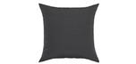 Coussin extérieur carré 16 x 16 pouces noir