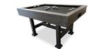 Table de bumper pool Majestic avec base noire et bandes grise