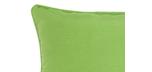 Coussin de tête ou lombaire vert kiwi pour chaise adirondack extérieure