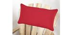 Coussin de tête ou lombaire rouge pour chaise adirondack extérieure