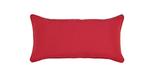Red lumbar support or head pillow for outdoor Adirondack or patio chair