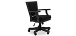 Majestic poker and game table chair in black finish