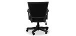Majestic poker and game table chair in black finish