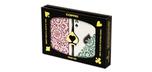 Ensemble double de cartes de jeu Copag Bridge / Poker Index Régulier en plastique