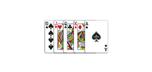 Ensemble double de cartes de jeu Copag Bridge / Poker Index Régulier en plastique