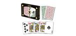 Ensemble double de cartes de jeu Copag Bridge / Poker Index Régulier en plastique
