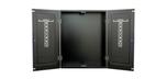 Cabinet de dard noir en bois massif Majestic