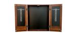 Cabinet de dard en bois massif Majestic au fini Noyer