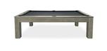 Mensa Barn-wood Grey 8 foot pool table with real slate and 25 year warranty