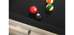 Mensa Barn-wood Grey 8 foot pool table with real slate and 25 year warranty