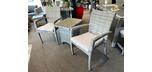 299$ ( Rég. 349$ ) Table à café extérieure grise fabrication de qualité en aluminium qui ne rouillera pas