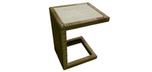 Viola small Java Brown ceramic top outdoor table