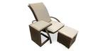 Viola small Java Brown ceramic top outdoor table