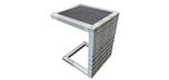Viola Stone grey outdoor side table with ceramic top