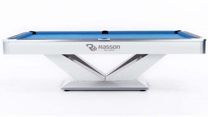 Table de billard blanche 9 pieds Rasson Victory II PLUS Table de billard blanche 9 pieds Rasson Victory II PLUS