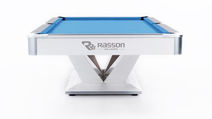 Table de billard blanche 9 pieds Rasson Victory II PLUS Table de billard blanche 9 pieds Rasson Victory II PLUS
