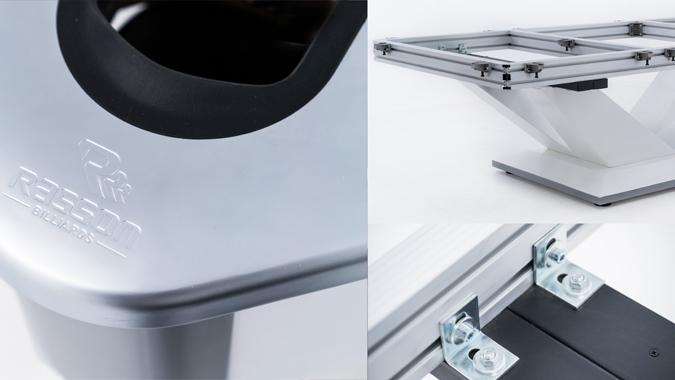 Table de billard blanche 9 pieds Rasson Victory II PLUS Table de billard blanche 9 pieds Rasson Victory II PLUS