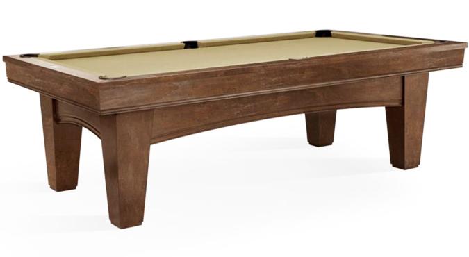 Table de billard Brunswick Winfield 8 pied fini Muscade