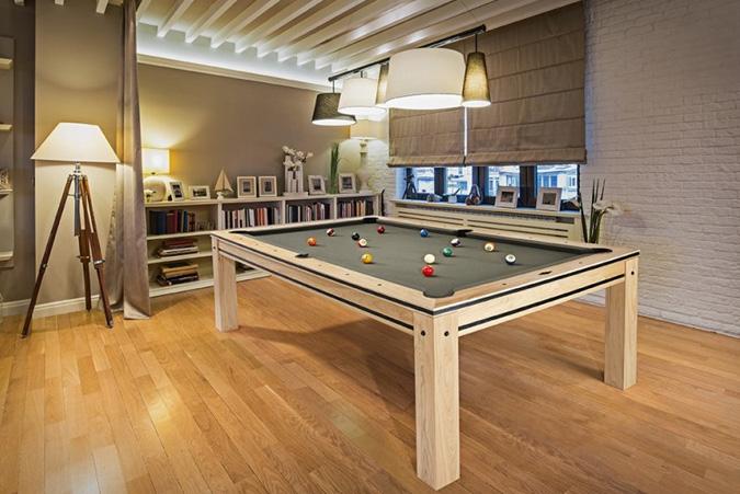 Table de billard moderne 8 pieds Brunswick Hickory Table de billard moderne 8 pieds Brunswick Hickory