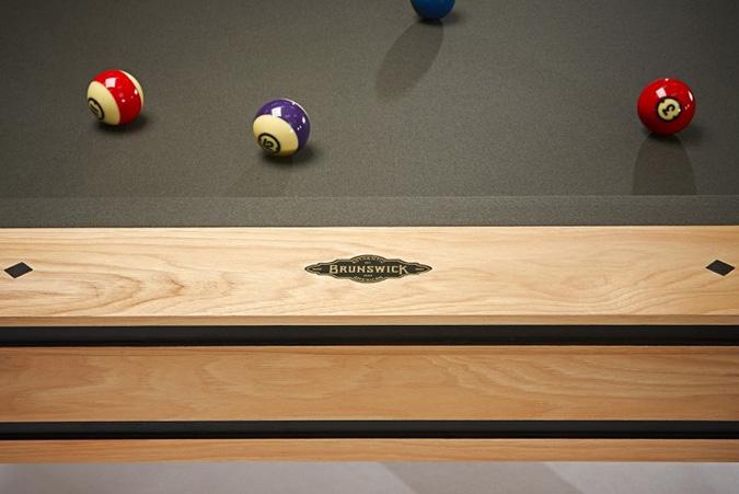 Table de billard moderne 8 pieds Brunswick Hickory Table de billard moderne 8 pieds Brunswick Hickory