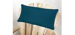 Navy blue lumbar support or head pillow for outdoor Adirondack chair