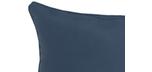 Navy blue lumbar support or head pillow for outdoor Adirondack chair