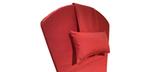 Coussin de chaise Adirondack extérieur avec tissue Sunbrella Rouge