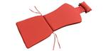 Coussin de chaise Adirondack extérieur avec tissue Sunbrella Rouge