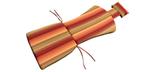 Made in Canada, Red and Orange stripe outdoor Adirondack chair cushion with Sunbrella fabric