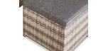 Montebello 6 piece outdoor modular sectional seating set
